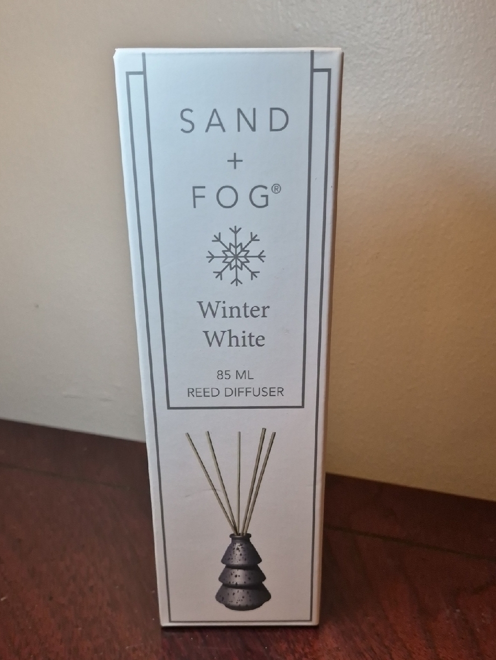 Sand + Fog Winter White Reed Diffuser - White